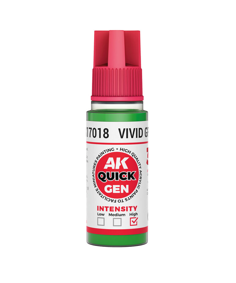 AK Interactive AK Interactive Quick Gen - Vivid Green 18 ml