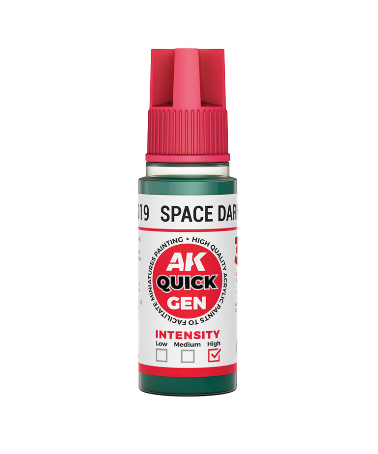 AK Interactive AK Interactive Quick Gen - Space Dark Green 18 ml