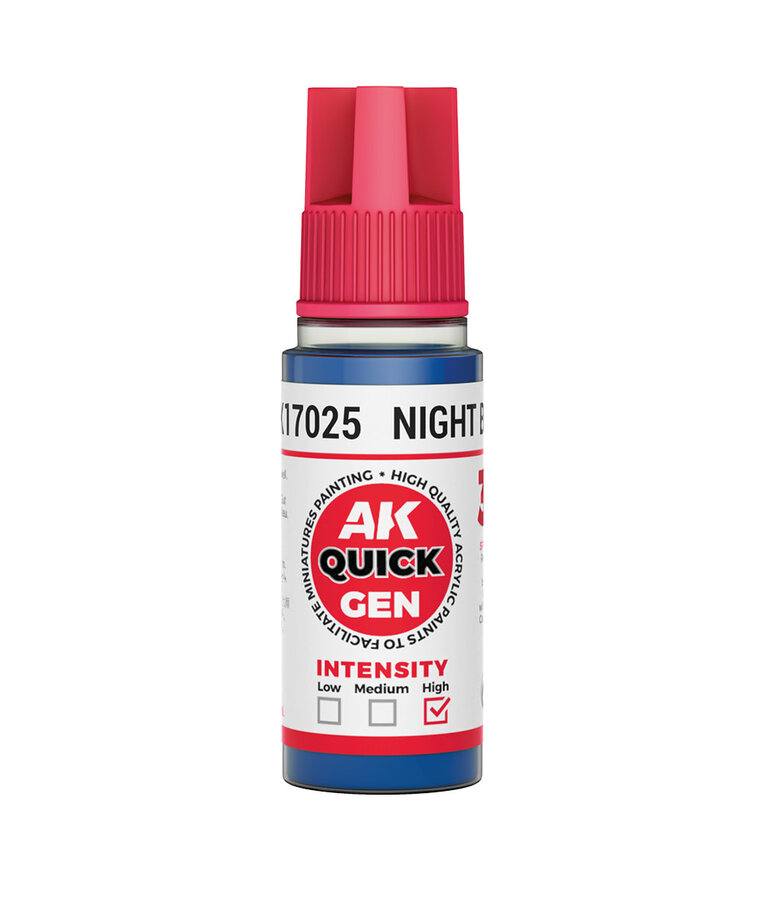 AK Interactive AK Interactive Quick Gen - Night Blue 18 ml