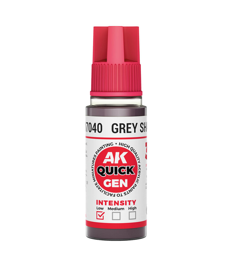 AK Interactive AK Interactive Quick Gen - Grey Shadow 18 ml