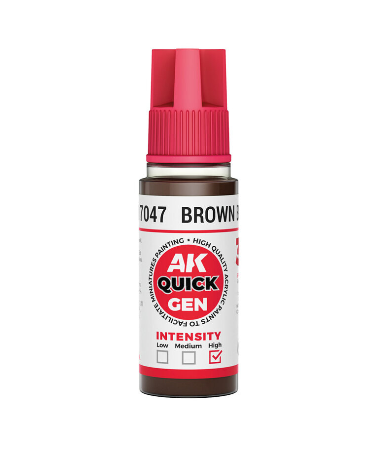 AK Interactive AK Interactive Quick Gen - Brown Black 18 ml