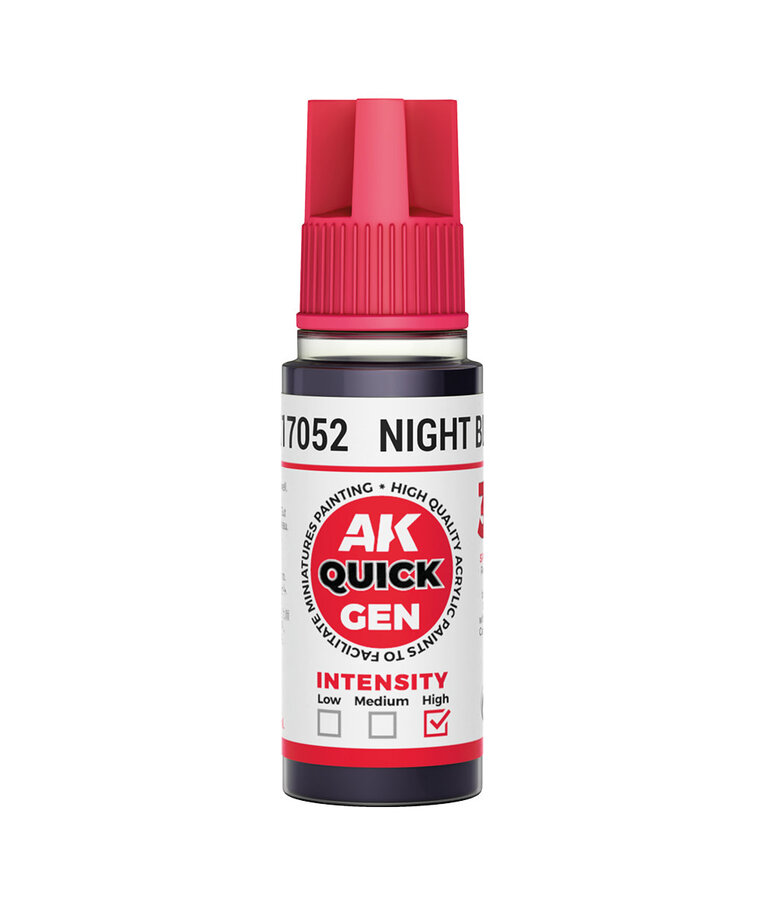 AK Interactive AK Interactive Quick Gen - Night Black 18 ml