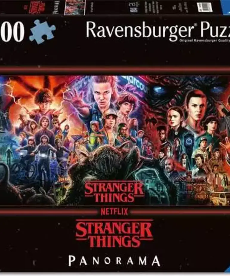 Ravensburger, North America Inc Puzzle: Stranger Things 1000 Piece Panoramic