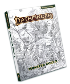 Paizo Pathfinder 2E: Monster Core 2 Sketch Cover