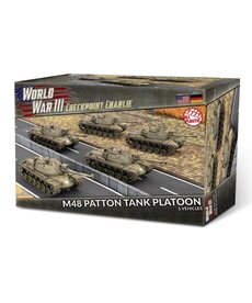 Team Yankee WW3: Checkpoint Charlie: M48 Patton Tank Platoon (Plastic x5)
