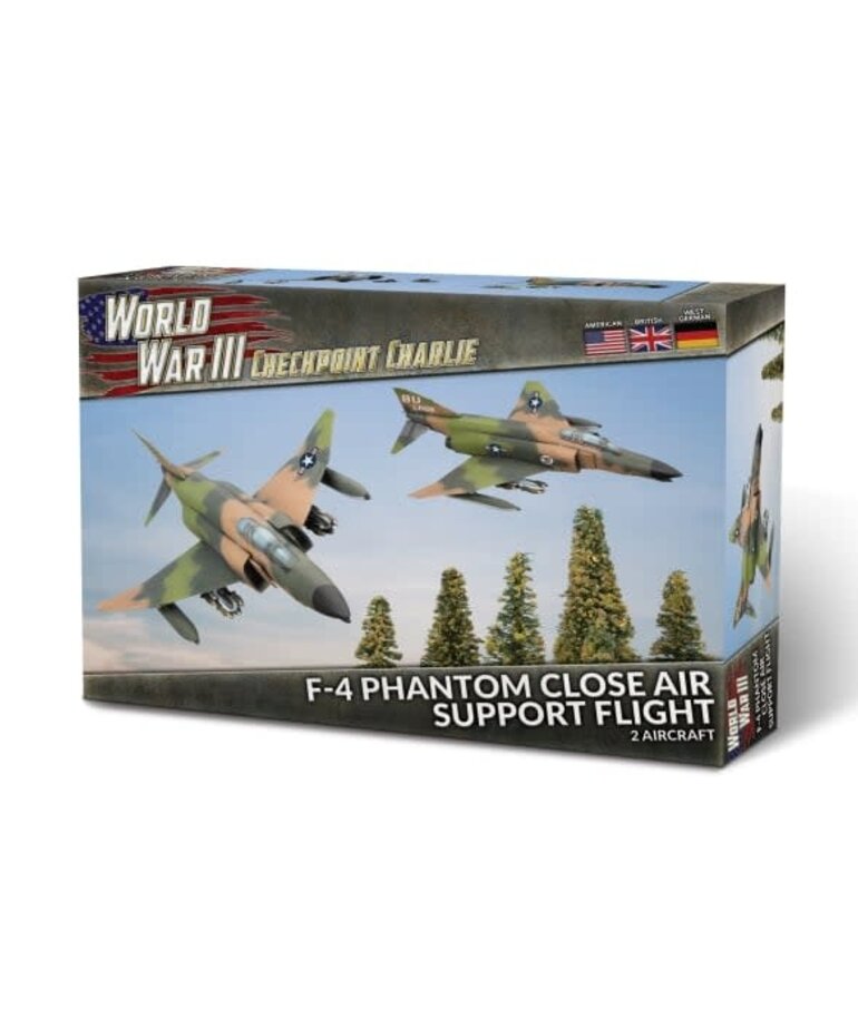Team Yankee WW3: Checkpoint Charlie: F-4 Phantom Close Air Support Flight (Plastic  x2)