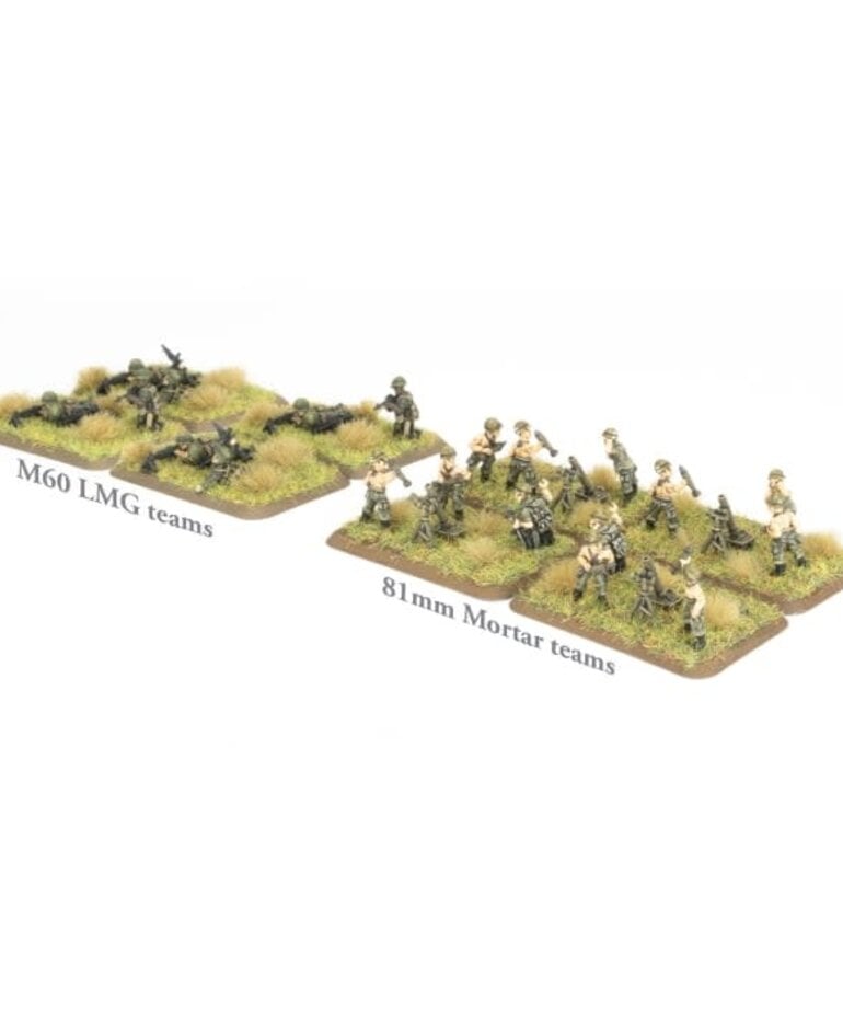 Team Yankee WW3: Checkpoint Charlie: Airmobile Machine-gun and Mortar Platoons  (x28 figures)
