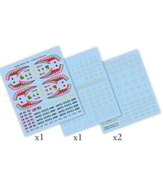 Team Yankee WWIII: Checkpoint Charlie: American Decals (x4 decal sheets)