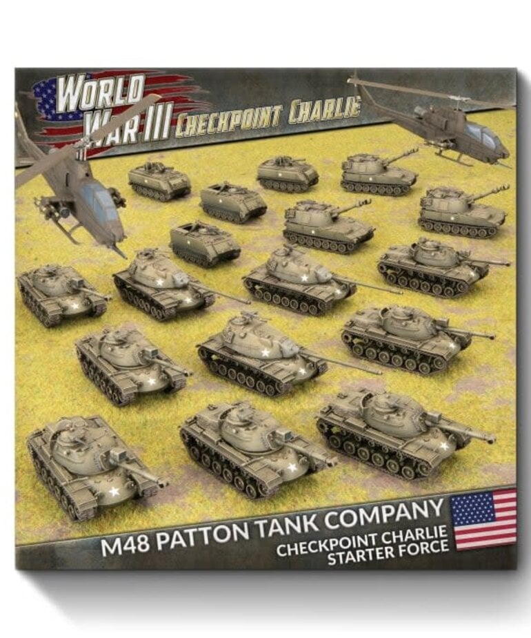Team Yankee WWIII: Checkpoint Charlie: M48 Patton Tank Company - Limited Edition
