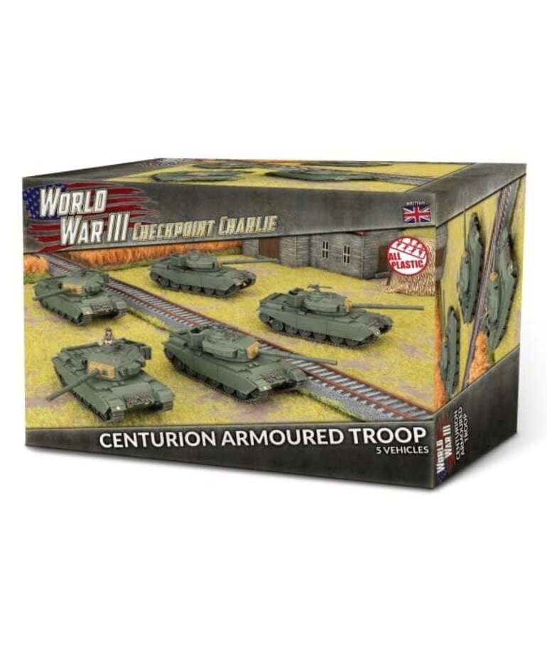 Team Yankee WW3: Checkpoint Charlie: Centurion Territorial Armoured Troop (5)
