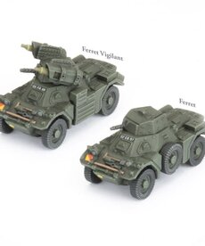 Team Yankee WW3: Checkpoint Charlie: Ferret and Ferret Vigilant Scout Cars (2)