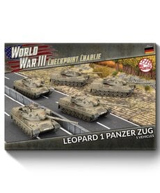 Team Yankee WW3: Checkpoint Charlie:Leopard 1 Panzer Zug (x5 Plastic)