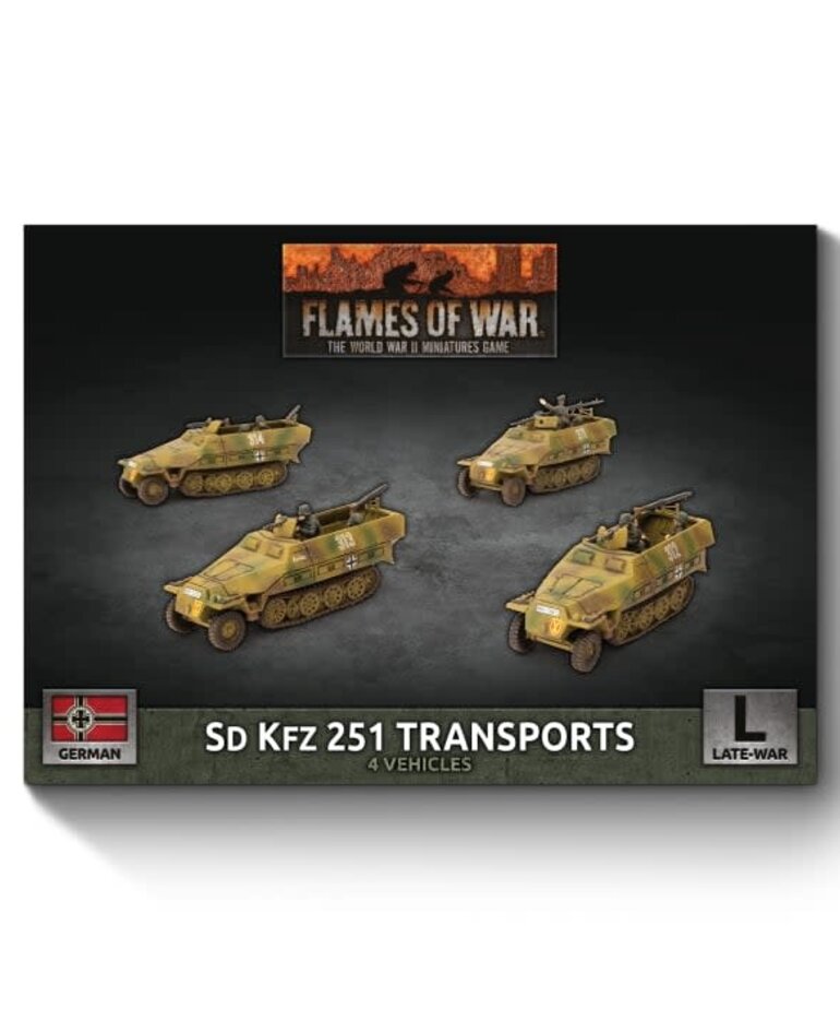 Flames of War Flames of War: German: SD KFZ 251 Transports