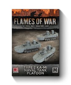 Flames of War Flames Of War:  Japanese: Type 2 Ka-Mi Naval Tank Platoon (x3)