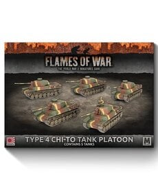 Flames of War Flames Of War:  Japanese: Type 4 Chi-To Tank Platoon (x5)