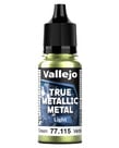 Vallejo Vallejo True Metallic Metal Light 77.115 Amber Green 18ml