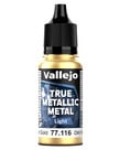 Vallejo Vallejo True Metallic Metal Light 77.116 Greenish Gold 18ml