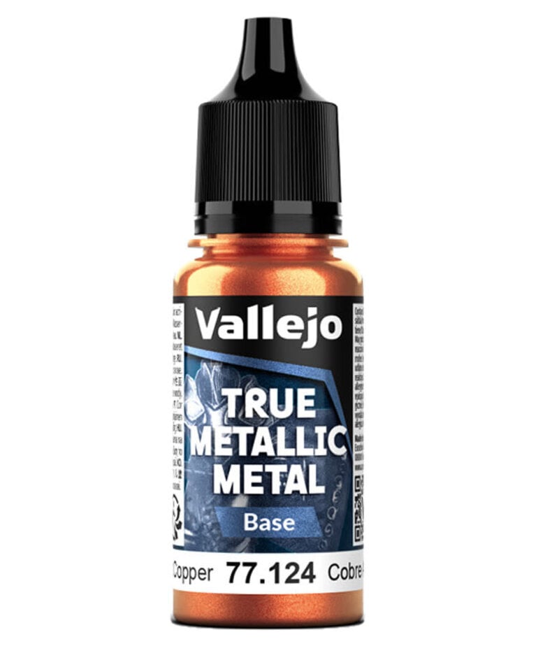 Vallejo Vallejo True Metallic Metal Base 77.124 Ancient Copper 18ml