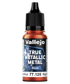Vallejo Vallejo True Metallic Metal Base 77.125 Forged Red 18ml