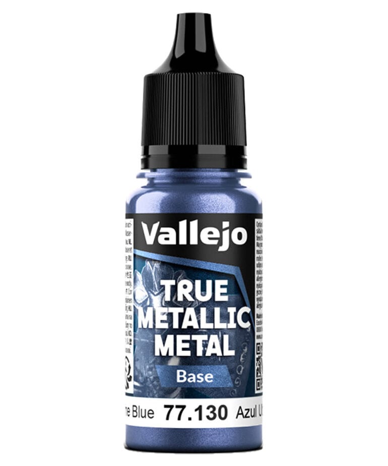 Vallejo Vallejo True Metallic Metal Base 77.130 Ultramarine Blue 18ml