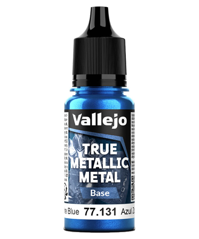 Vallejo Vallejo True Metallic Metal Base 77.131 Sapphire Blue 18ml