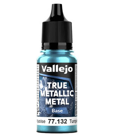 Vallejo Vallejo True Metallic Metal Base 77.132 Hydra Turquoise 18ml
