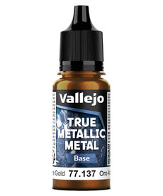 Vallejo Vallejo True Metallic Metal Base 77.137 Arcane Gold 18ml