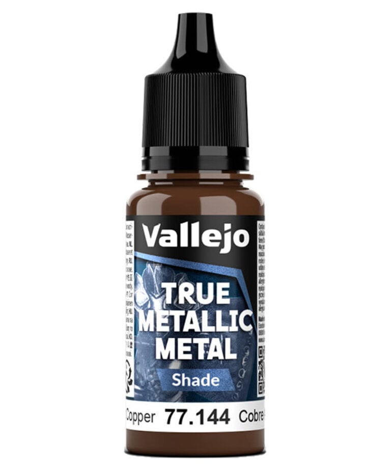 Vallejo Vallejo True Metallic Metal Shade 77.144 Ancient Copper 18ml