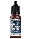 Vallejo Vallejo True Metallic Metal Shade 77.145 Forged Red 18ml