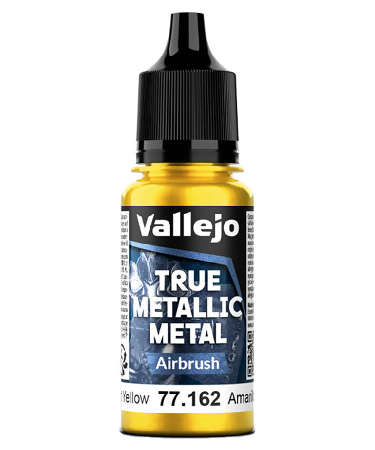 Vallejo Vallejo True Metallic Metal Airbrush  77.162  Radiant Yellow 18ml