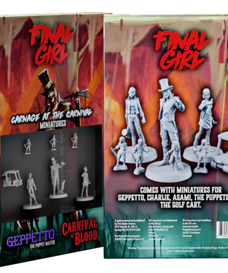 Van Ryder Games Final Girl: Carnage at the Carnival Miniatures