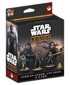 Atomic Mass Games Star Wars Legion: Cassian Andor, Jyn Erso & K-2SO