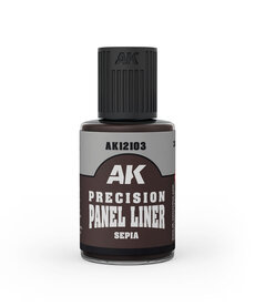 AK Interactive AK Interactive Precision Paneliner Sepia (30ml)