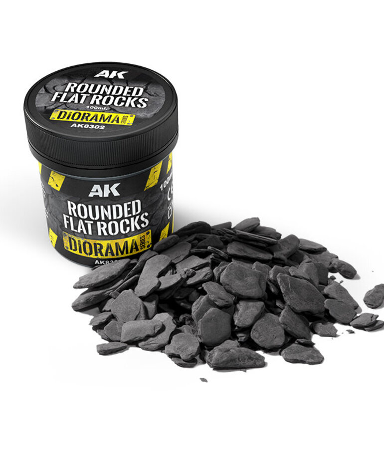 AK Interactive AK Interactive Rounded Flat Rocks 100ml