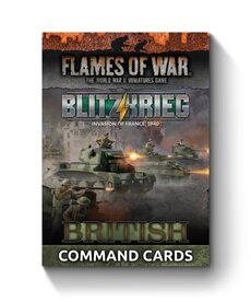 Flames of War Flames of War: British: Blitzkrieg Command Cards