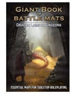 Loke Battlemats Giant Book of Battle Mats: Dragon Lairs & Dungeons