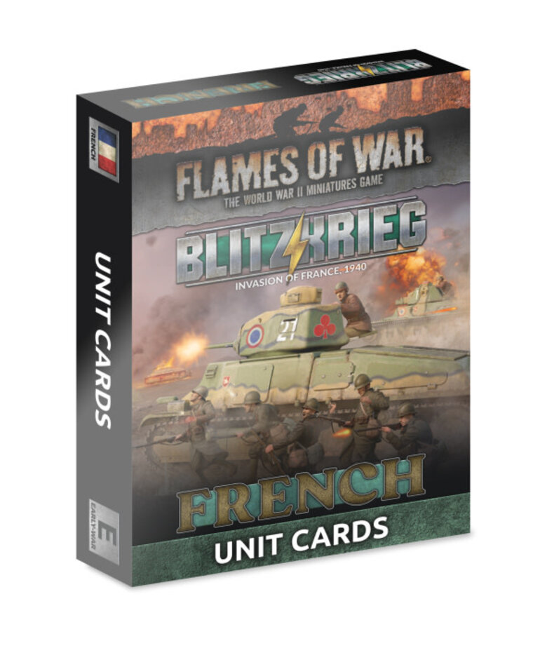 Flames of War Flames of War: French: Blitzkrieg Unit Cards