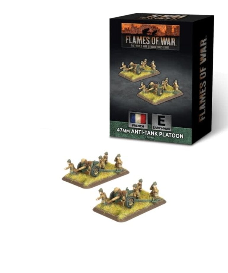 Flames of War Flames of War: French: APX 47mm mle 1937 Anti-tank Platoon (2)