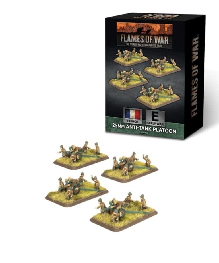 Flames of War Flames of War: French: Hotchkiss 25mm Anti-tank Platoon (4)