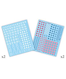 Flames of War Flames of War: French: Decals (x4)