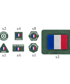 Flames of War Flames of War: French: EW Tokens (20) and Objectives (2)