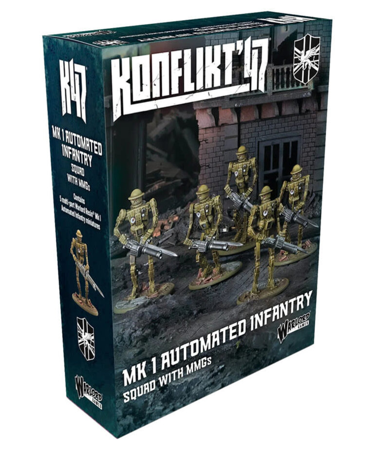 Warlord Games Konflikt '47: Mk I Automated Infantry Squad with MMG