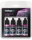 Vallejo Vallejo True Metallic Metal Amethyst Purple Color Set (4)