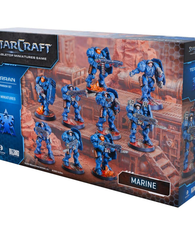 Archon Studio StarCraft: Tabletop Miniatures Game: Terran: Marine Expansion Set