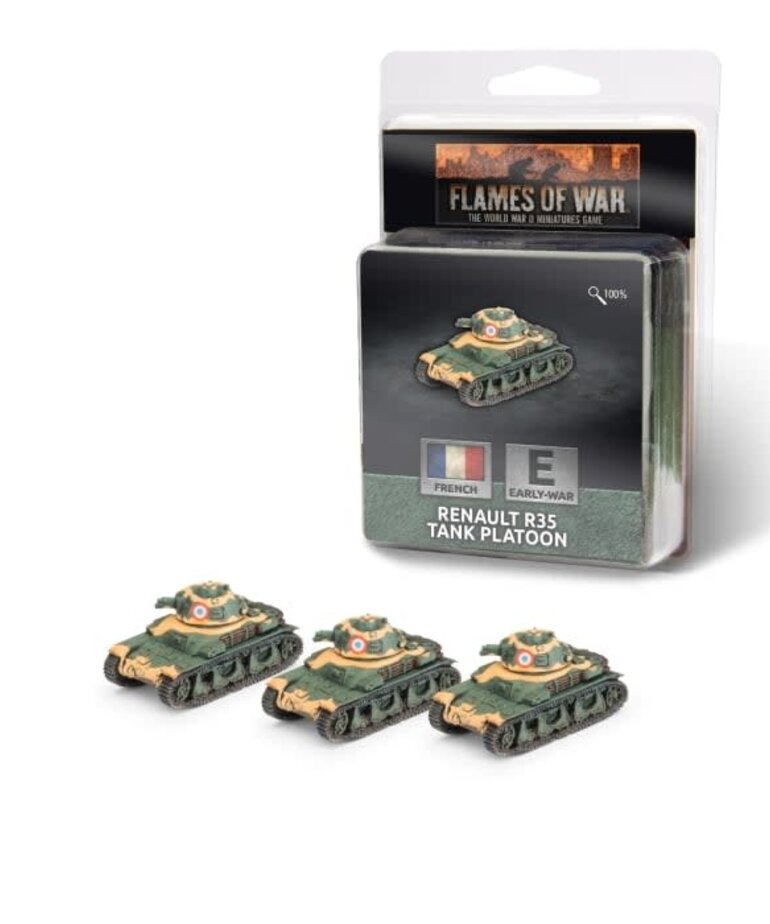 Flames of War Flames of War: French: Renault R-35 Tank Platoon (3)