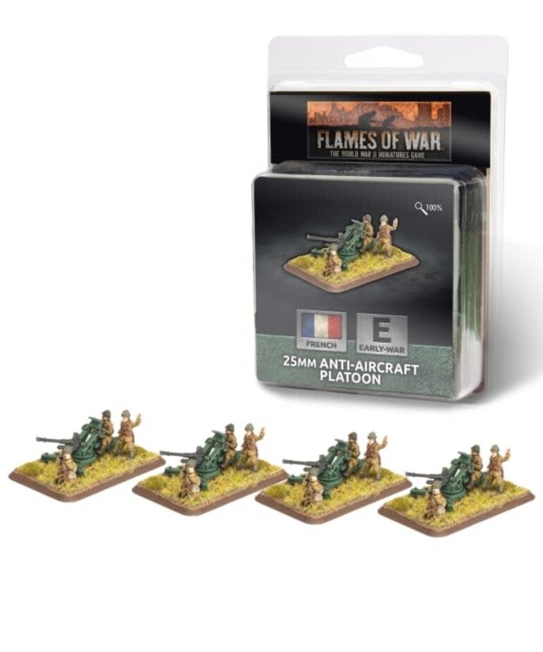 Flames of War Flames of War: French: 25mm AA Platoon (4)