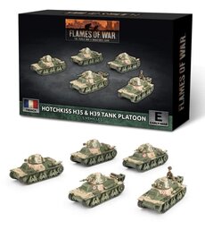 Flames of War Flames of War: French: H35 / H39 Hotchkiss Tank Platoon (5)