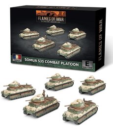 Flames of War Flames of War: French: S-35 Somua Tank Platoon (5)