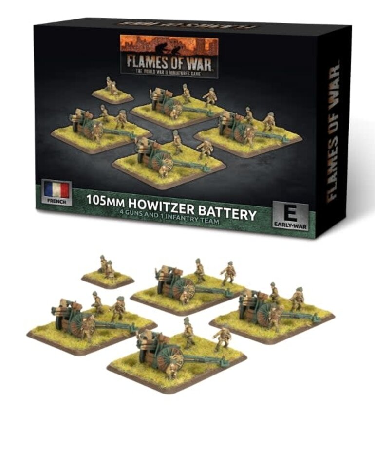 Flames of War Flames of War: French: 105mm Howitzer Battery (4)