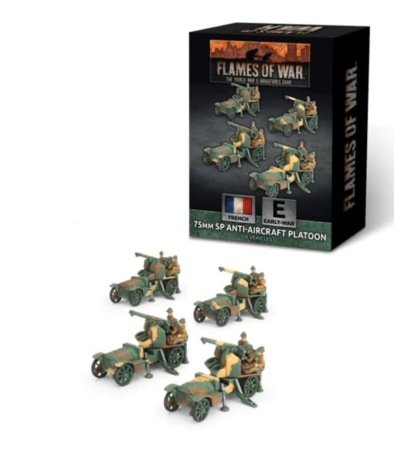 Flames of War Flames of War: French: 75mm SP AA Platoon (4)